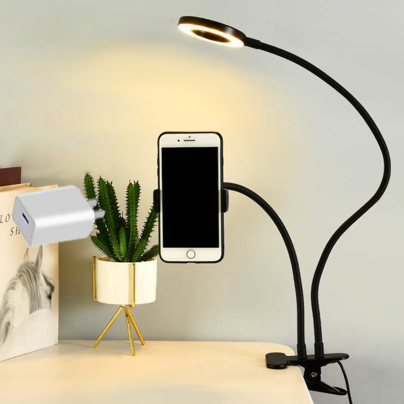 Led Ring Light - حامل هاتف محمول مرن عالمي مع