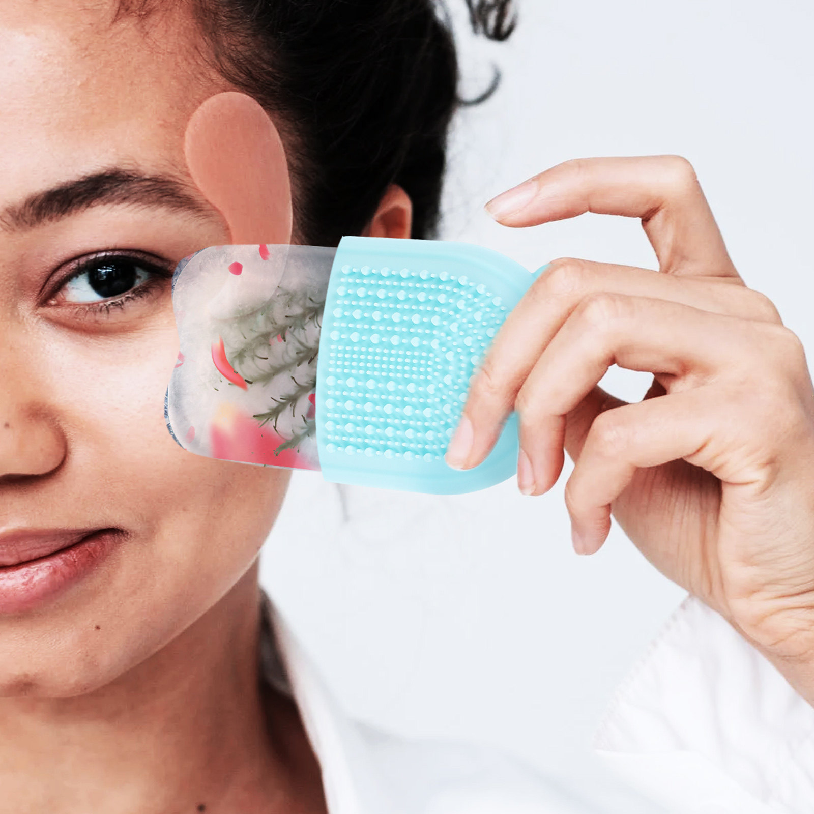 Face Massager - قالب سيليكون ناعم لتدليك الوجه لتخفيف