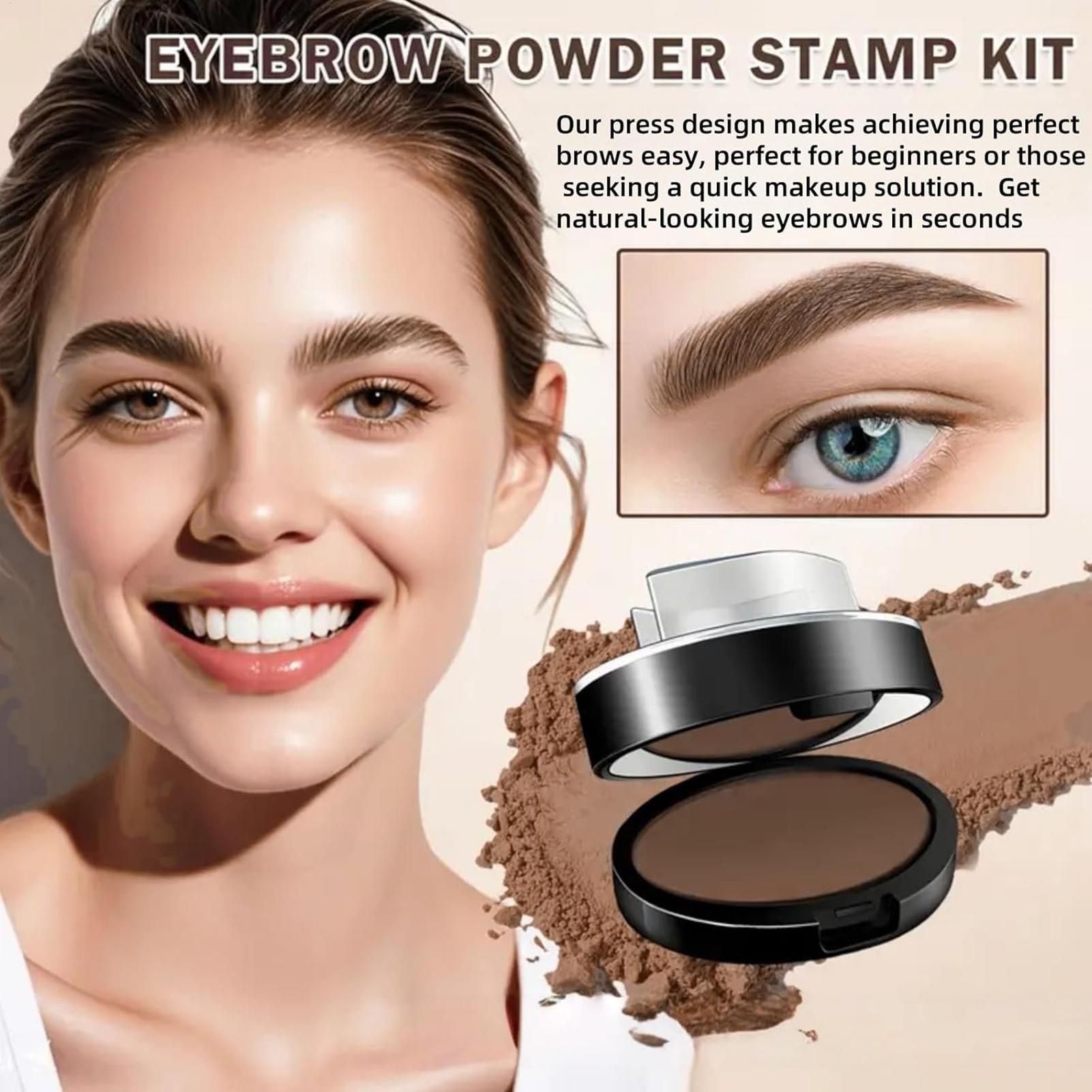 Beauty Makeup Kit For Girls - مجموعة ختم الحواجب المقاومة للماء، مكياج