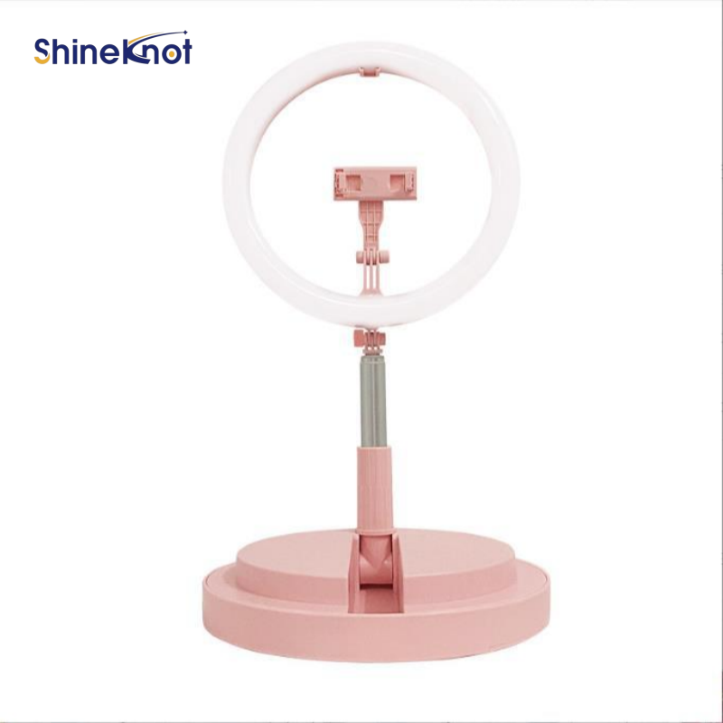 مصباح تجميل متنقل من SHINEKNOT - مراجعة Led Ring Light وسعره