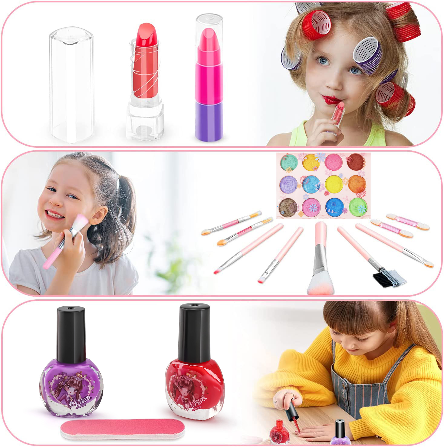 مجموعة ألعاب مكياج للأطفال للب - مراجعة Beauty Makeup Kit For Girls وسعره