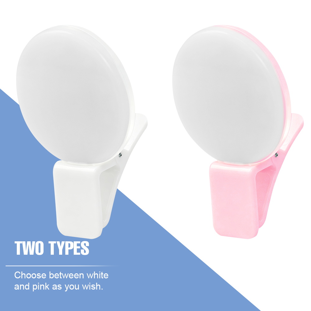 ضوء LED صغير قابل للشحن عبر US - مراجعة Led Ring Light وسعره