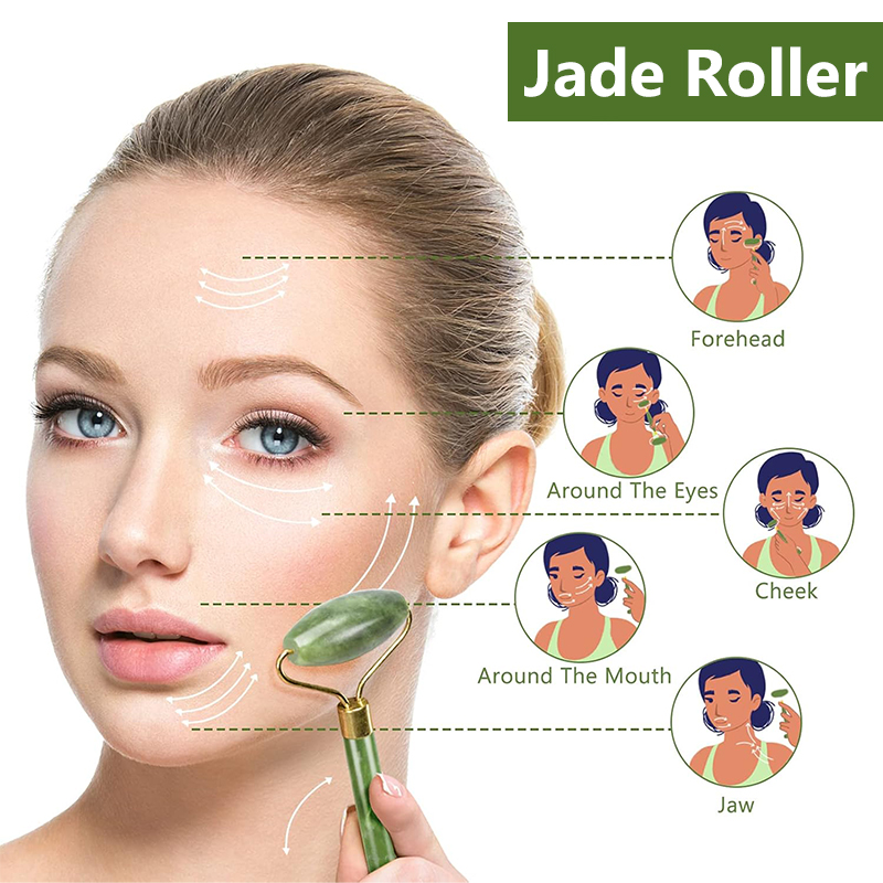 الطبيعية اليشم الأسطوانة الوجه - مراجعة Face Massager وسعره