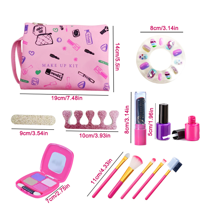 مجموعة مستحضرات تجميل تخيلية م - مراجعة Beauty Makeup Kit For Girls وسعره