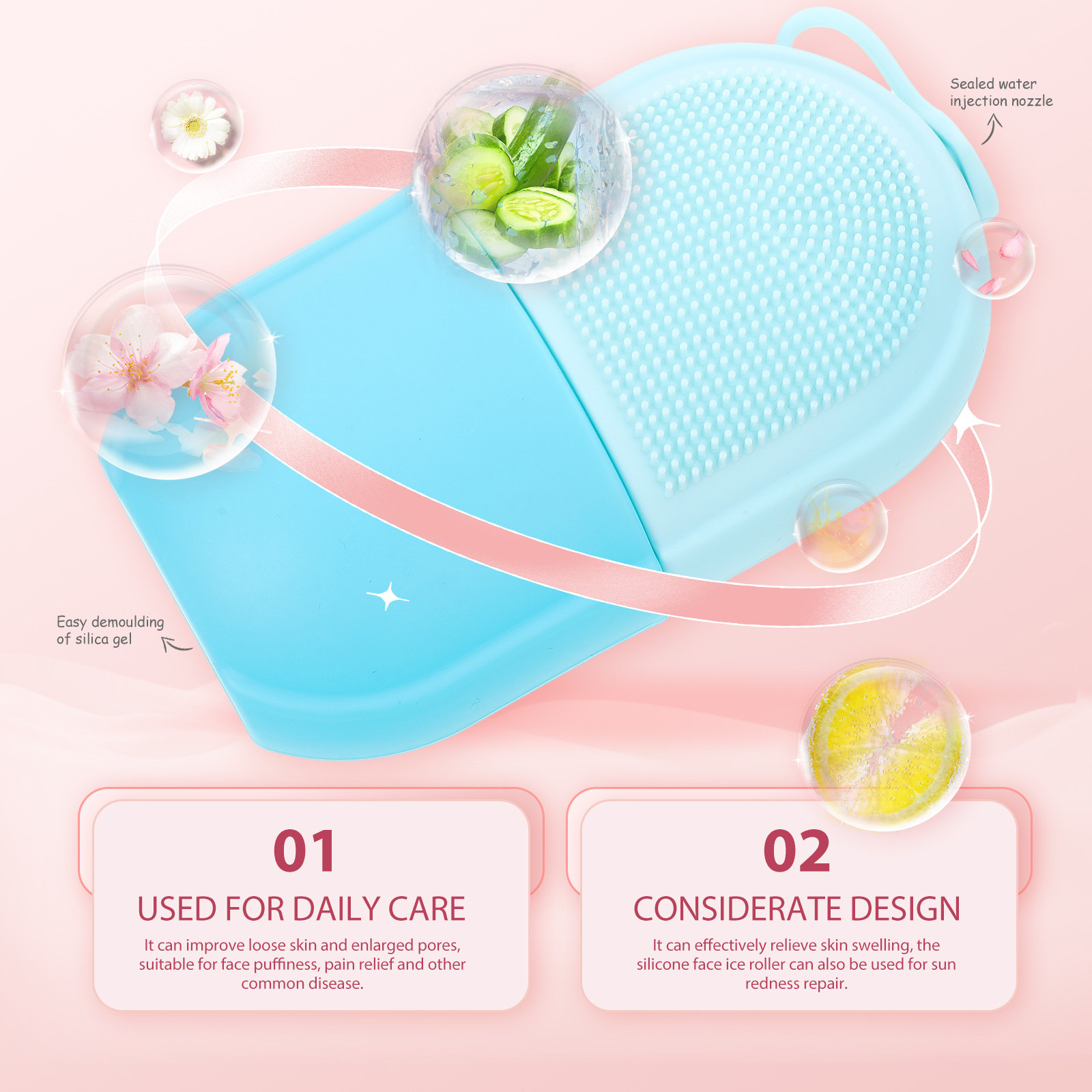 قالب سيليكون ناعم لتدليك الوجه - مراجعة Face Massager وسعره
