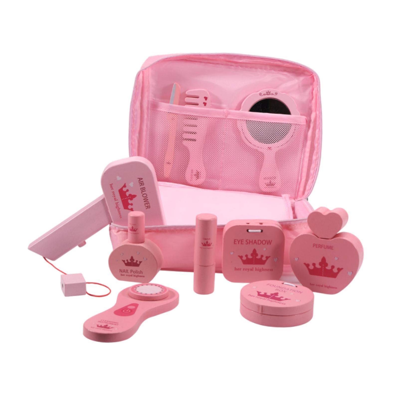 10x مجموعة ألعاب مكياج خشبية ل - مراجعة Beauty Makeup Kit For Girls وسعره