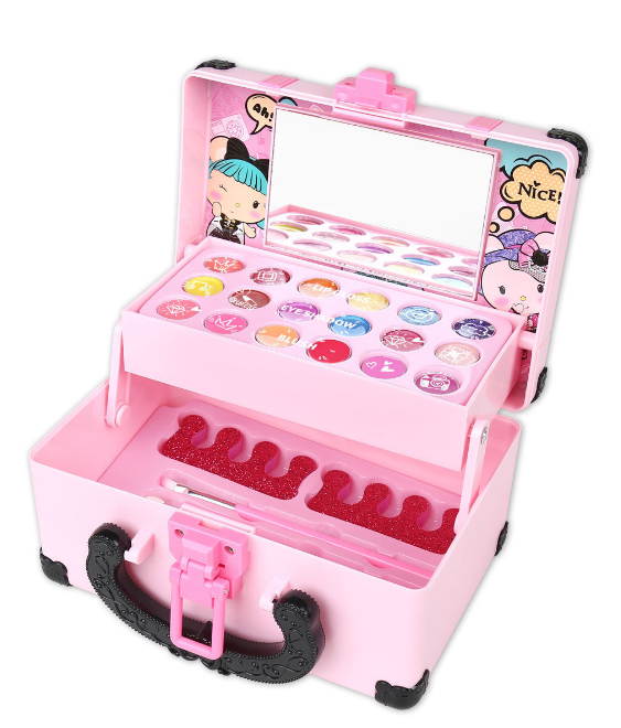 مجموعة ألعاب مكياج للبنات، صند - مراجعة Beauty Makeup Kit For Girls وسعره