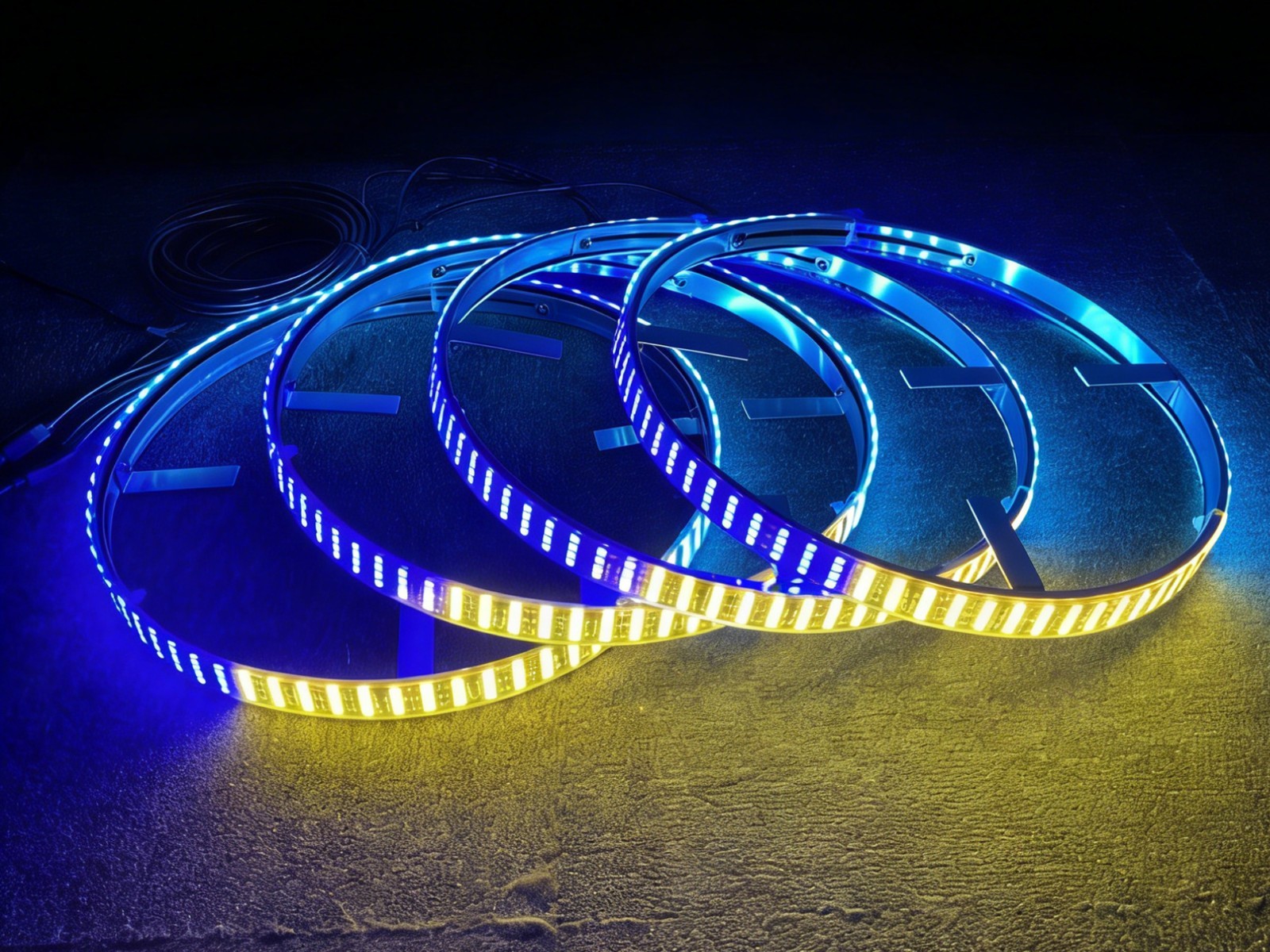 4 قطع من أضواء LED الدائرية RG - مراجعة Led Ring Light وسعره