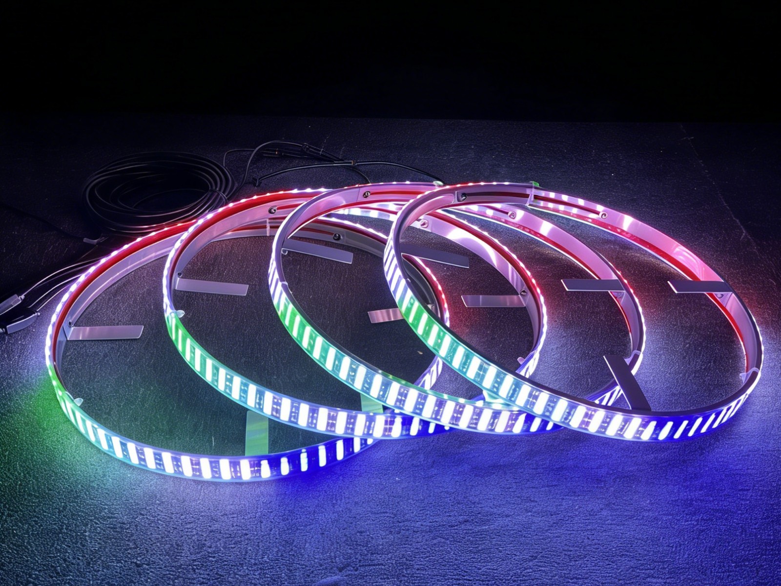 4 قطع من أضواء LED الدائرية RG - مراجعة Led Ring Light وسعره
